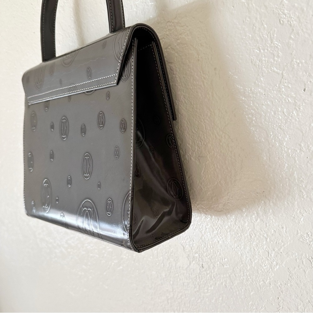 Authentic Cartier Happy Birthday handbag in monogram patent leather - Picture 8 of 10